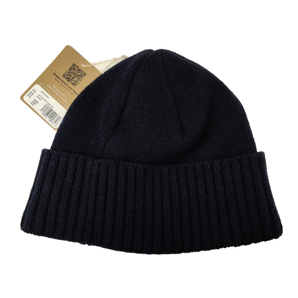 Patagonia Unisex Brodeo Beanie Line Logo Ridge Classic Navy Recycyled Wool NWT - Picture 2 of 8
